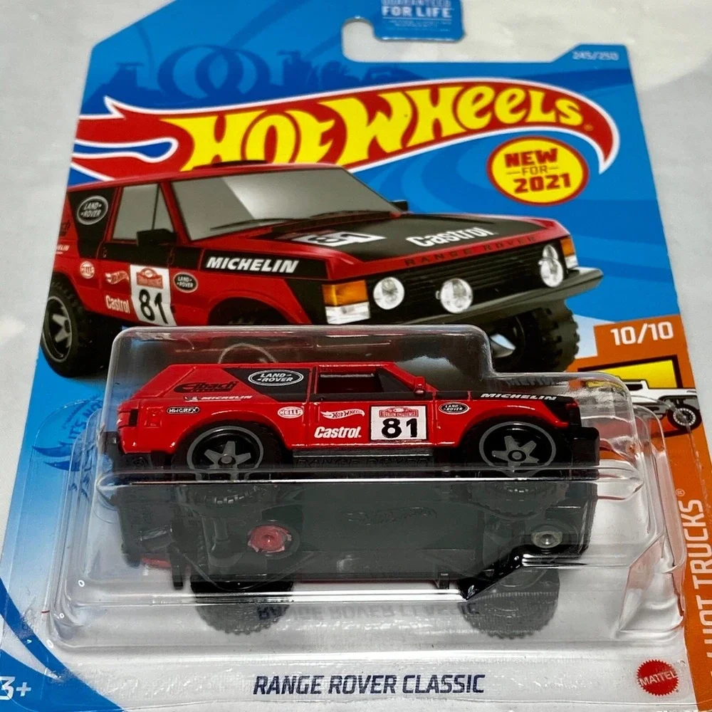 Hot Wheels Range Rover Classic 245/250 HW Hot Trucks 10/10 Red 1:64 SUV NIP 2021